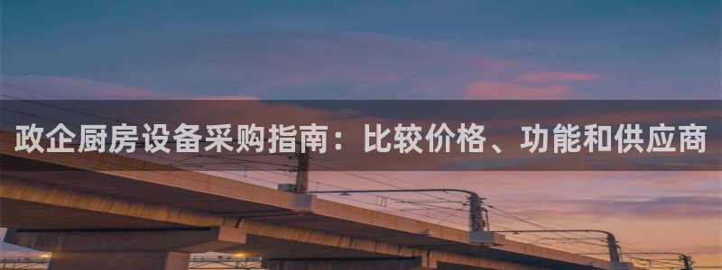 尊龙凯时ag旗舰厅官方网站：政企厨房设备采购指南：比较价格、
