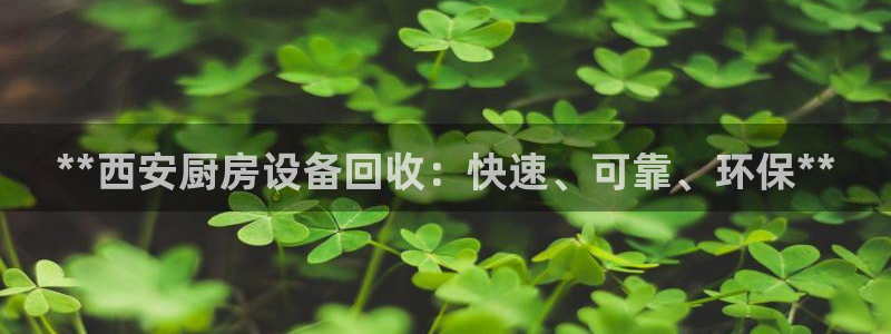 尊龙ag旗舰厅官网登录：**西安厨房设备回收：快速、可靠、环