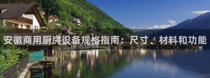 尊龙凯时充十万返现多少：安徽商用厨房设备规格指南：尺寸、材料