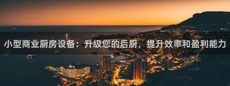 尊龙凯时平台官网：小型商业厨房设备：升级您的后厨，提升效率和
