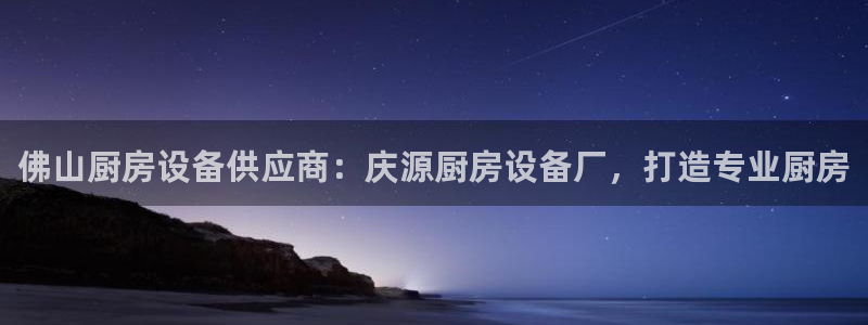 尊龙凯时和九游会哪个平台好一点：佛山厨房设备供应商：庆源厨房