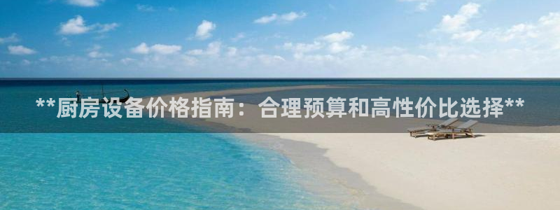 尊龙ag旗舰官网：**厨房设备价格指南：合理预算和高性价比选