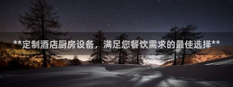 尊龙凯时链接：**定制酒店厨房设备，满足您餐饮需求的最佳选择