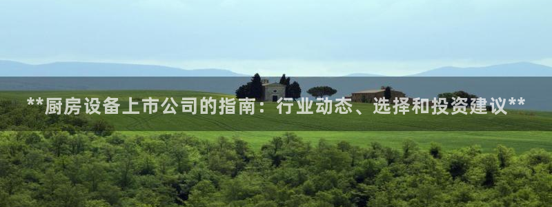 尊龙app最新版本官网：**厨房设备上市公司的指南：行业动态
