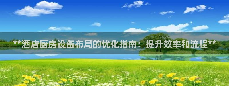 尊龙人生就是博官：**酒店厨房设备布局的优化指南：提升效率和